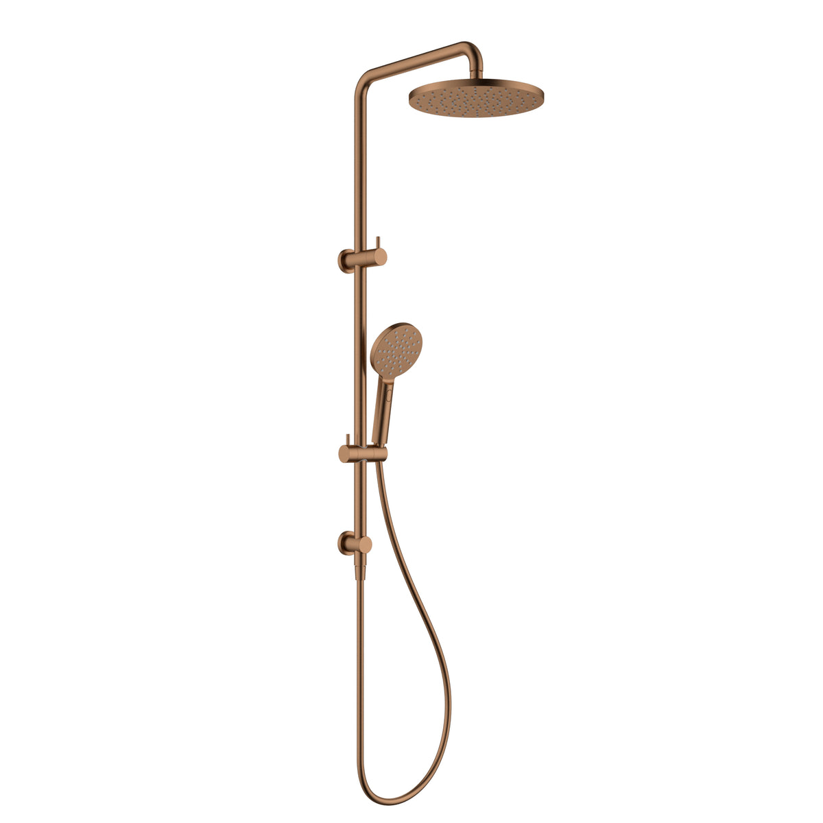 Mia Multi-Function Twin Shower Set 250mm Chrome