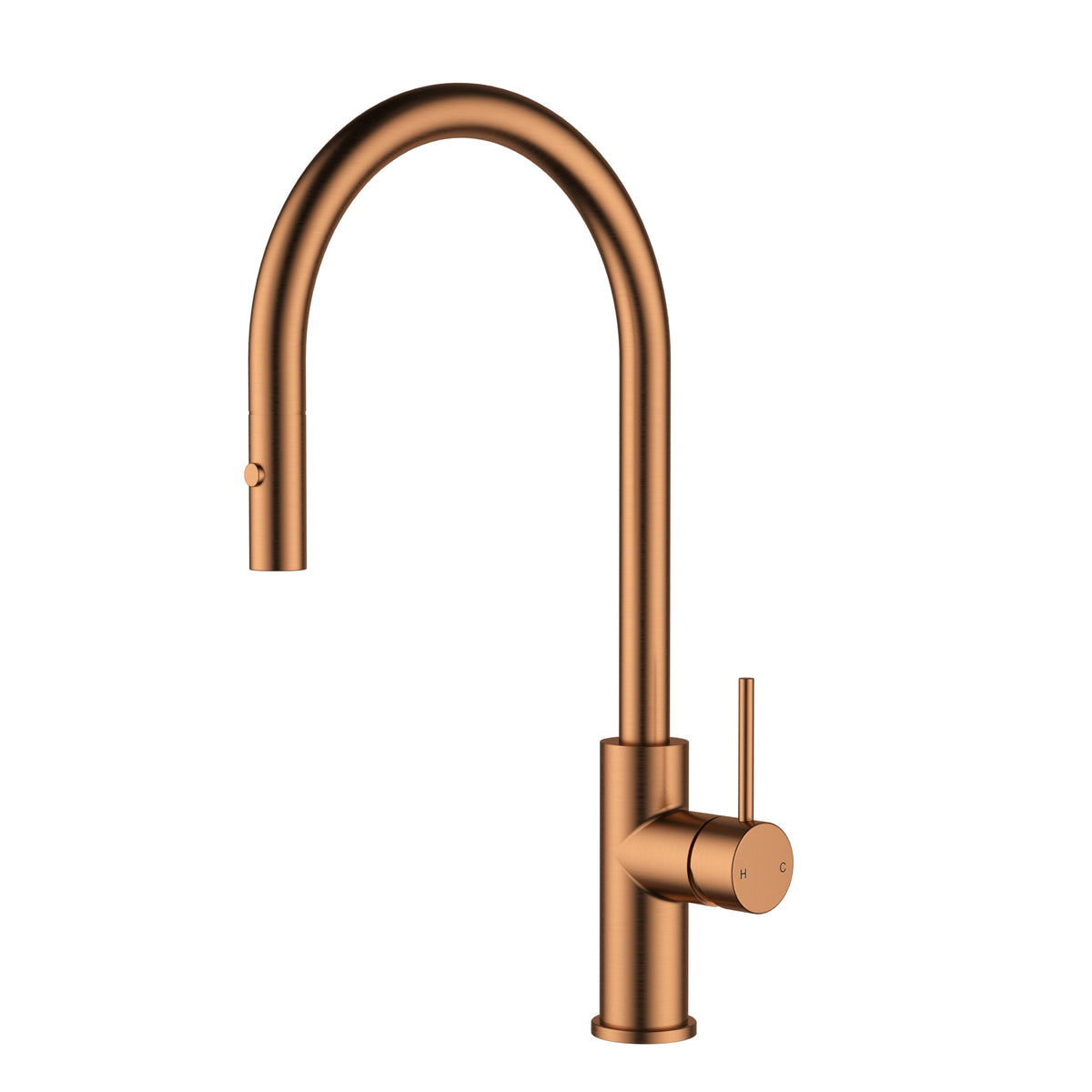 Slimline SS Gooseneck Pull-Out Sink Mixer 4.5L/Min Chrome