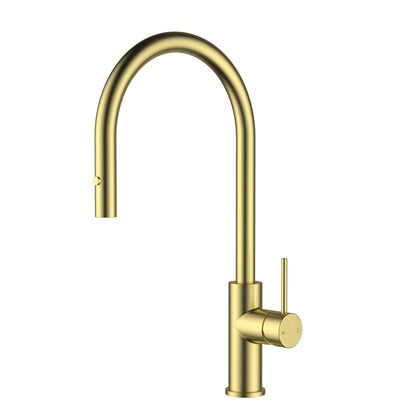 Slimline SS Gooseneck Pull-Out Sink Mixer 4.5L/Min Chrome