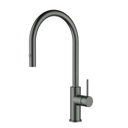 Slimline SS Gooseneck Pull-Out Sink Mixer 4.5L/Min Chrome