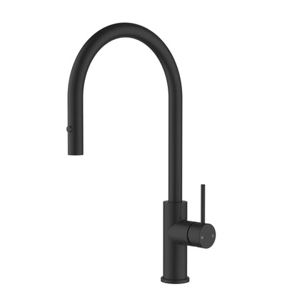 Slimline SS Gooseneck Pull-Out Sink Mixer 4.5L/Min Chrome