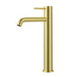 Mia Slimline Basin Mixer High Rise Curved Spout