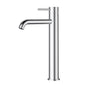 Mia Slimline Basin Mixer High Rise Curved Spout