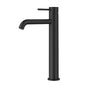 Mia Slimline Basin Mixer High Rise Curved Spout