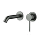 Slimline Wall Basin Mixer Mixer SS304 Chrome