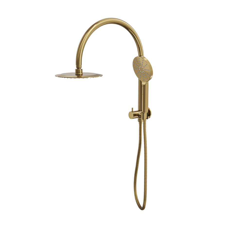 Linsol Archie Short Shower Combination With Multifunction Handpiece and 200mm Round Head
