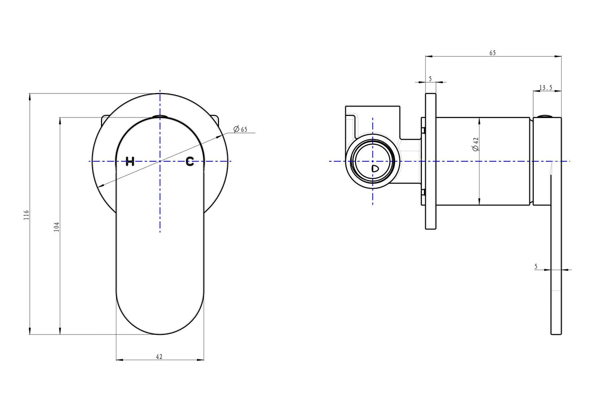 Linsol Capo Wall Mixer