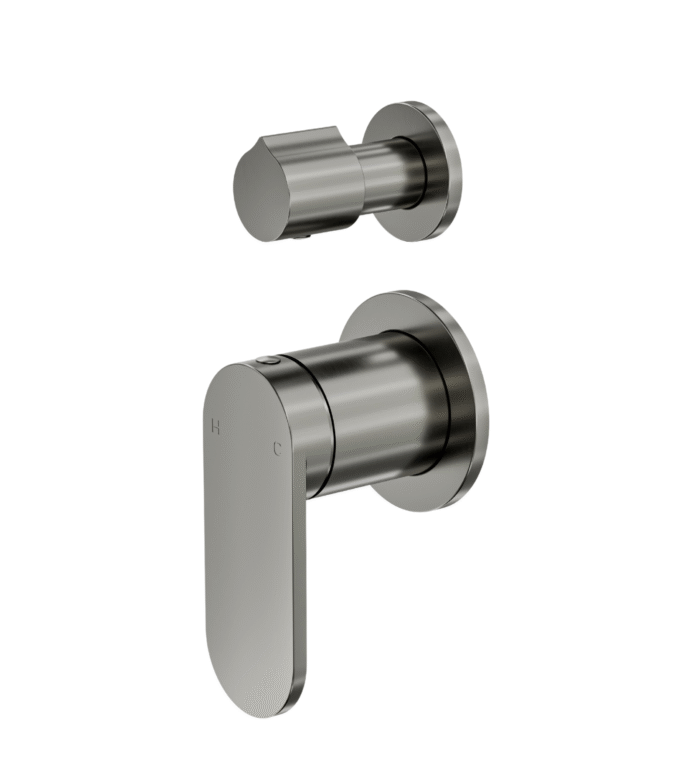 Capo 2Plate Wall Mixer with Divertor