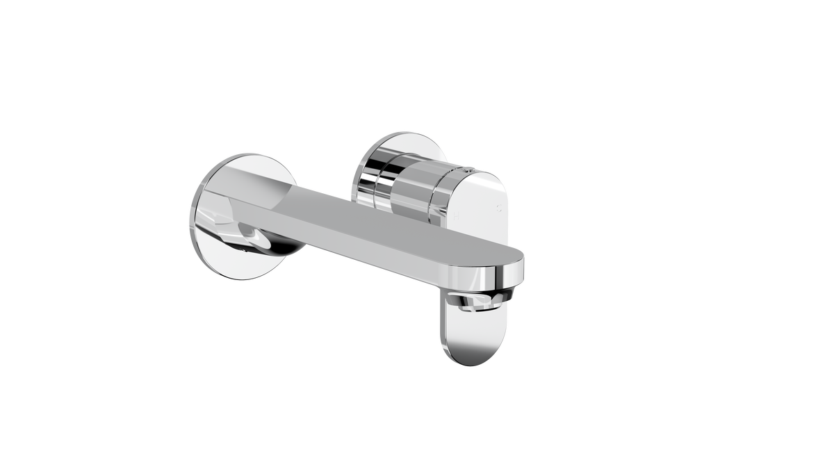 Linsol Capo 2-Plate Wall Basin or Bath Mixer