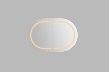3 Lights PVC Shaving Cabinet 900 x 600 x 155mm