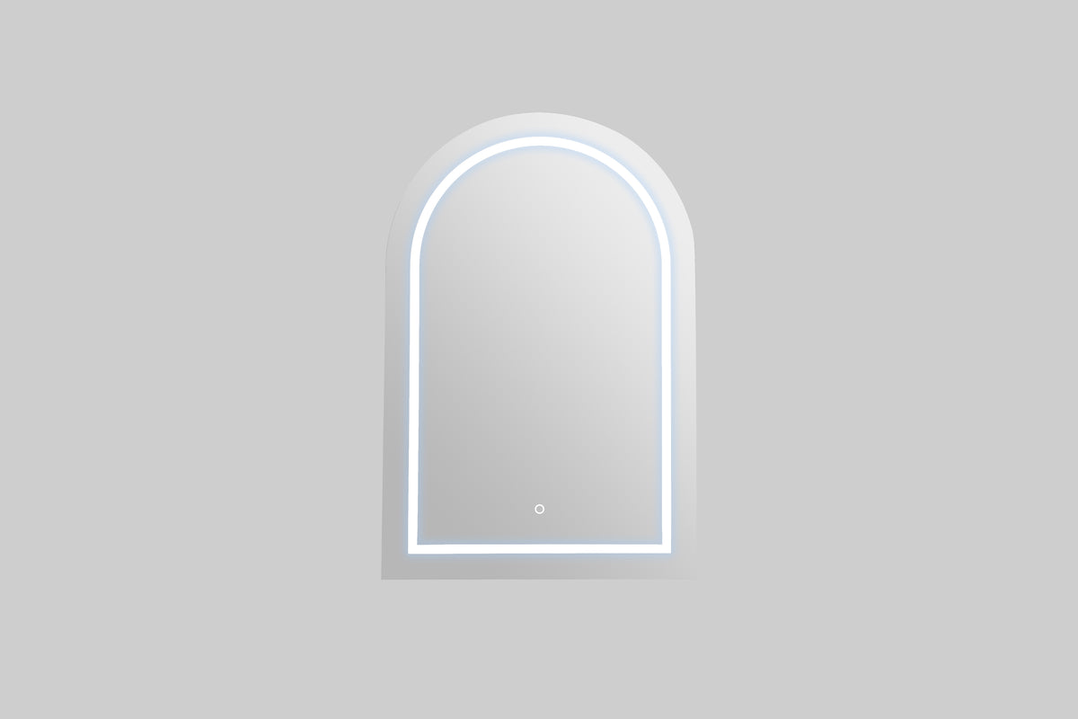 Allison Arch 3-Light PVC Shaving Cabinet 600 x 900 x 155mm