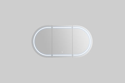 3 Lights PVC Shaving Cabinet 1500 x 800 x 155mm