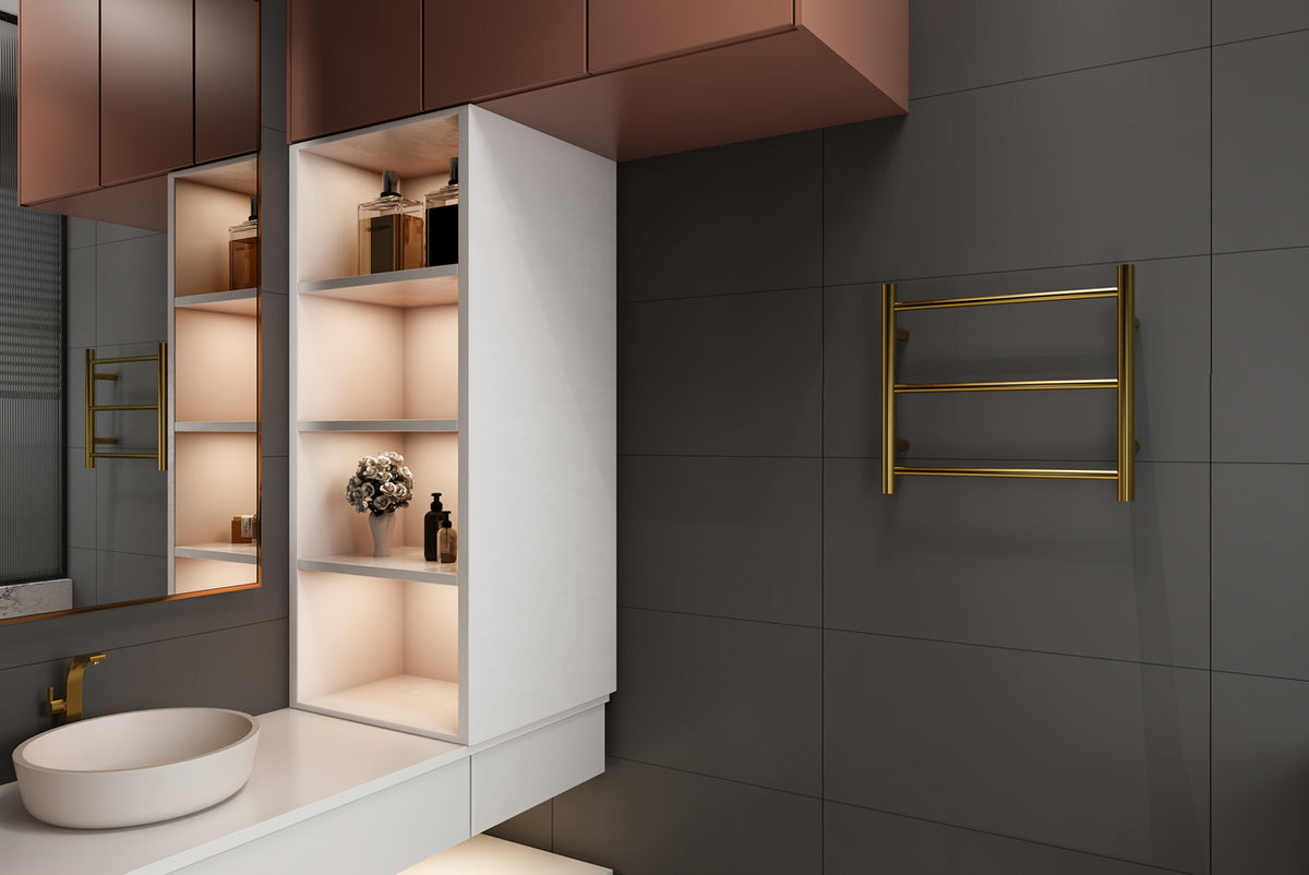 Linsol Avid 3 Bar Heated Towel Rail