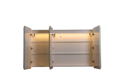 Avola 3 Lights PVC Shaving Cabinet 1200 x 750 x 155mm