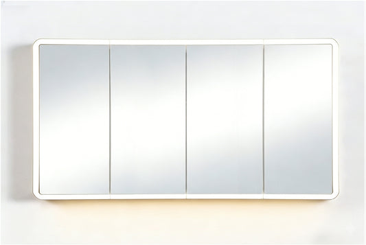 Avola LK-ALMC1500MW-3LIGHTS PVC LED Mirror Shaving Cabinet 1500mm