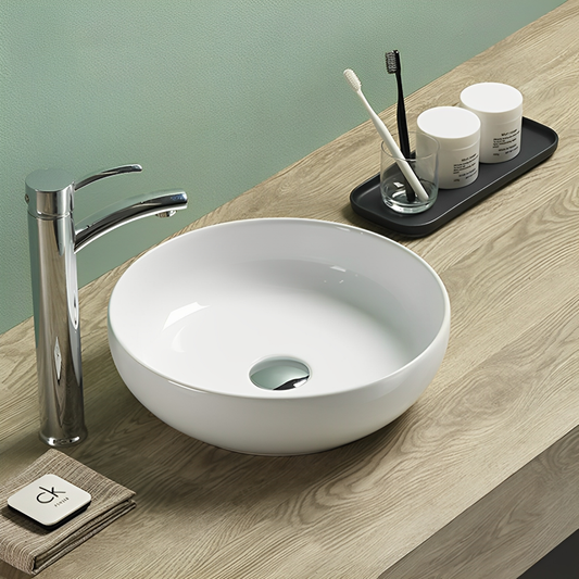 Oban Fine Ceramic Above Counter Basin 370 x 370mm