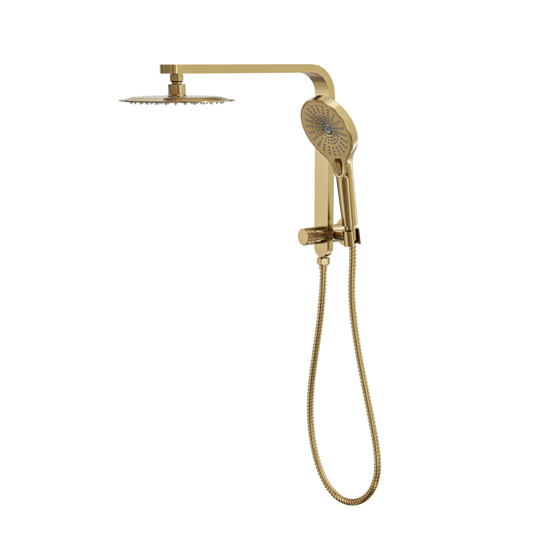 Linsol Mason Short Shower Combination With Multifunction Handpiece and 200mm Round Head