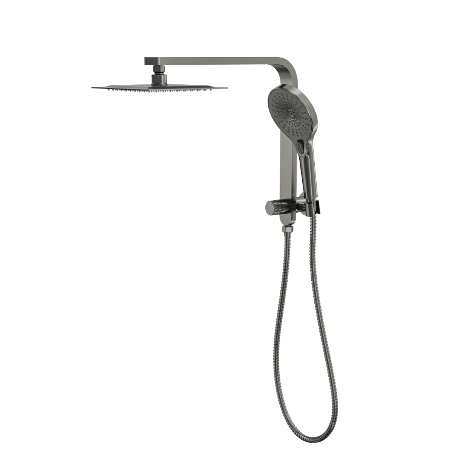 Linsol Mason Short Shower Combination With Multifunction Handpiece and 200mm Square Head