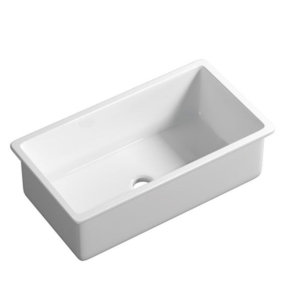 Procida LK-S-PFC760 Fine Fireclay Inset Undermount Sink 760mm