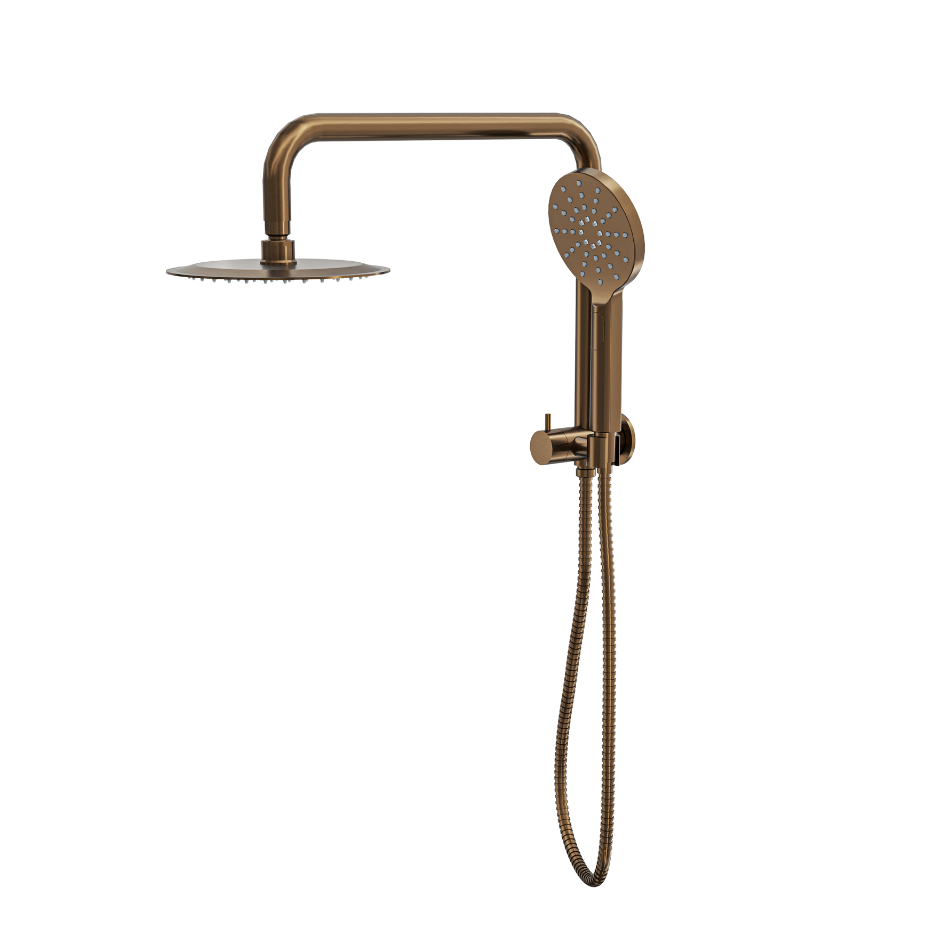 Linsol Sofia Short Shower Combination With Multifunction Handpiece and 200mm Round Head